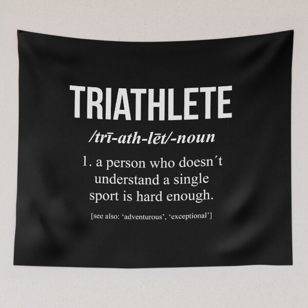 Item preview, Funny Triathlete Definition - Triathlete Noun - triathlon lover gift designed and sold by Pau Baz.