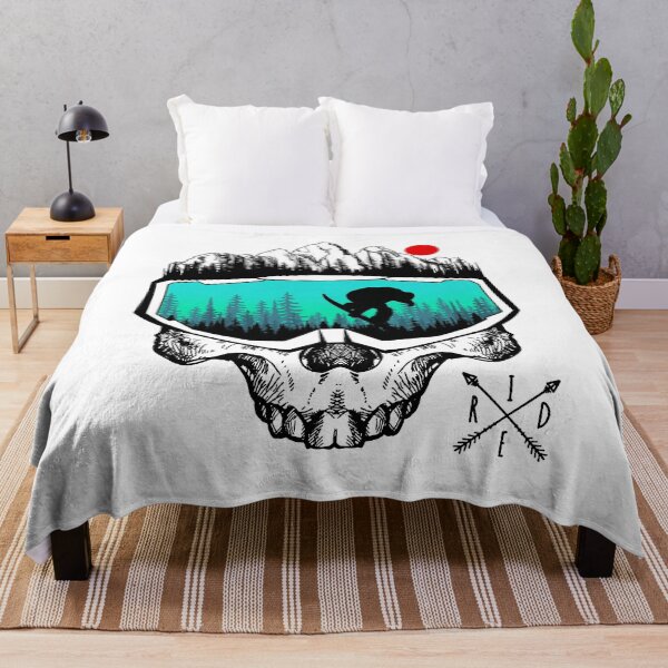 Item preview, Snowboard Skull designed and sold by shlebah.