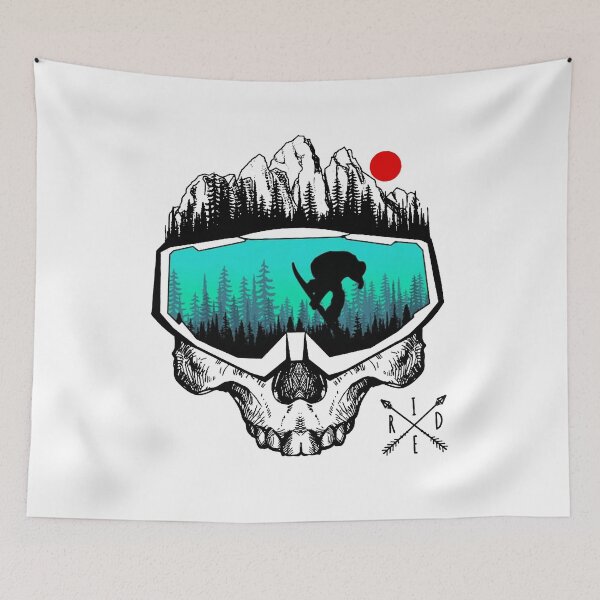 Item preview, Snowboard Skull designed and sold by shlebah.