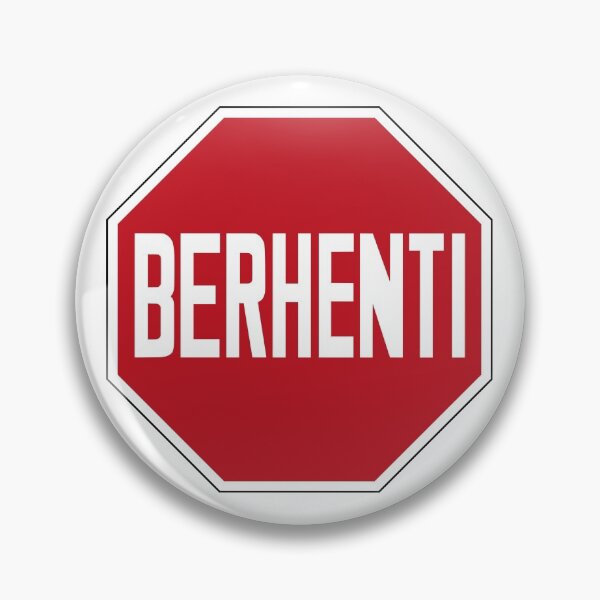 Artikelvorschau, Malaysia Stoppschild Berhenti entworfen und verkauft von chath-tsu.