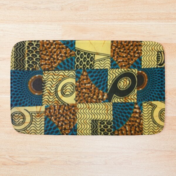 Item preview, African Fabric Patchwork Collage Art Patterns [#221] designed and sold by AfriStyleUK.