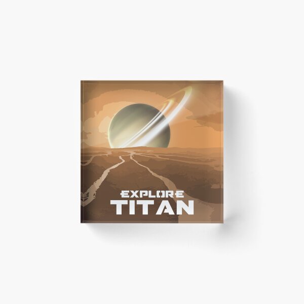 Item preview, Explore Titan surface designed and sold by ElseWorldDesign.