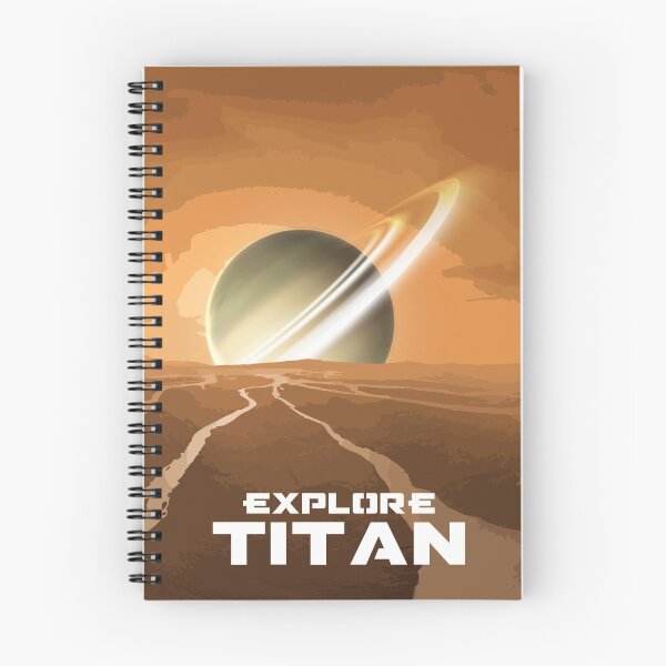 Item preview, Explore Titan surface designed and sold by ElseWorldDesign.
