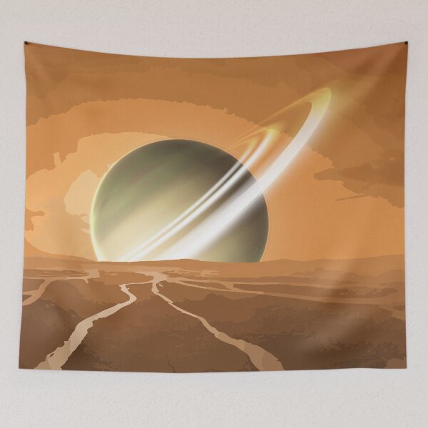 Item preview, Explore Titan surface designed and sold by ElseWorldDesign.