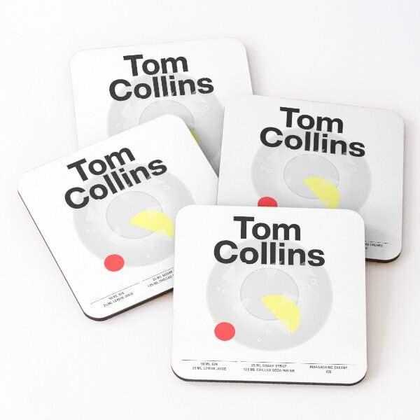 Item preview, Cocktail Mixology for the house bar "Tom Collins" designed and sold by TrueType.
