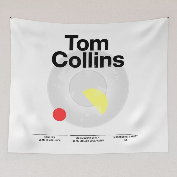 Item preview, Cocktail Mixology for the house bar "Tom Collins" designed and sold by TrueType.