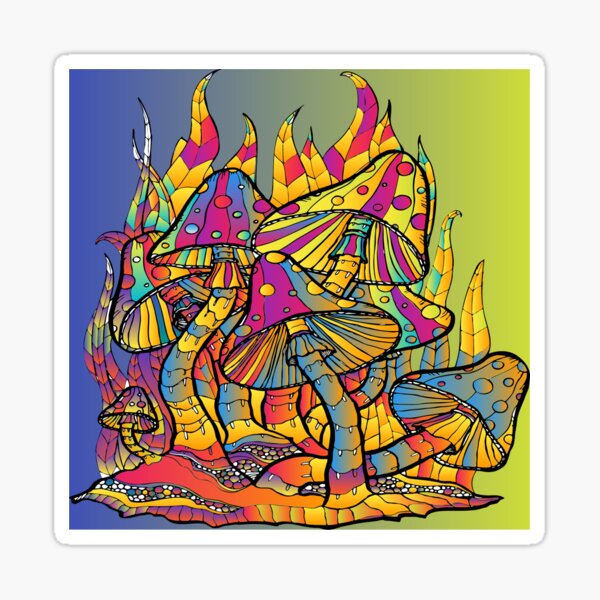 # Magic Mushroom Sticker