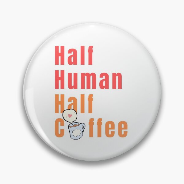 Artikelvorschau, Halb Mensch, halb Kaffee für Kaffeeliebhaber entworfen und verkauft von ecdato.
