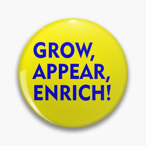 Item preview,  GROW, APPEAR, ENRICH! designed and sold by Happy Imagination.