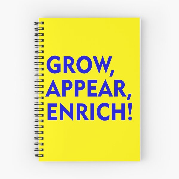 Artikelvorschau, WACHSEN, ERSCHEINEN, REICHEN! entworfen und verkauft von Happy Imagination.