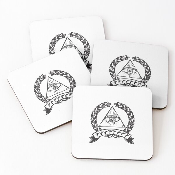 Item preview, The All Seeing eye with olive branch designed and sold by kocakashop.