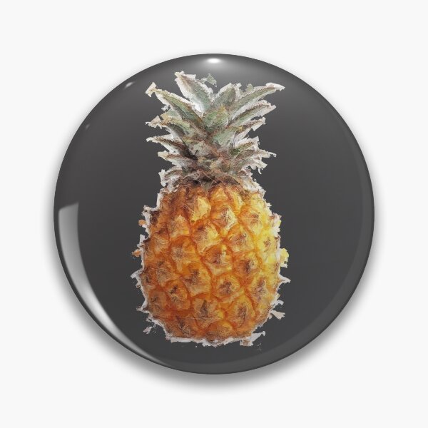 Item preview, Basic painterly pineapple  designed and sold by theinkypensieve.