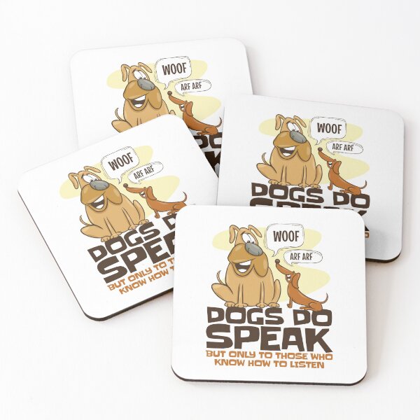 Item preview, Dogs Do Speak To Those Who Listen designed and sold by Maria Garcia.