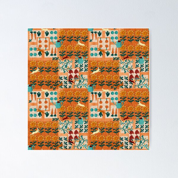 Item preview, Kitchen Garden Patchwork designed and sold by sueshormanart.