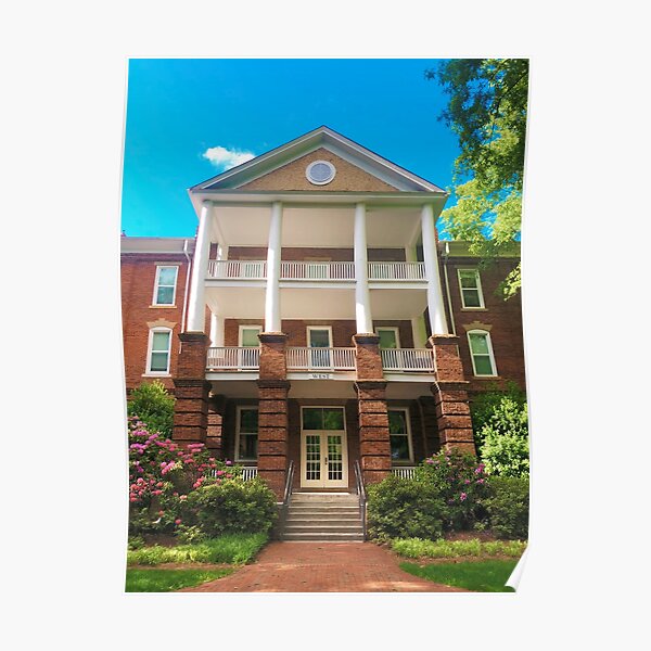 "Elon University West Dorm Hall" Poster for Sale by melaniemeisner