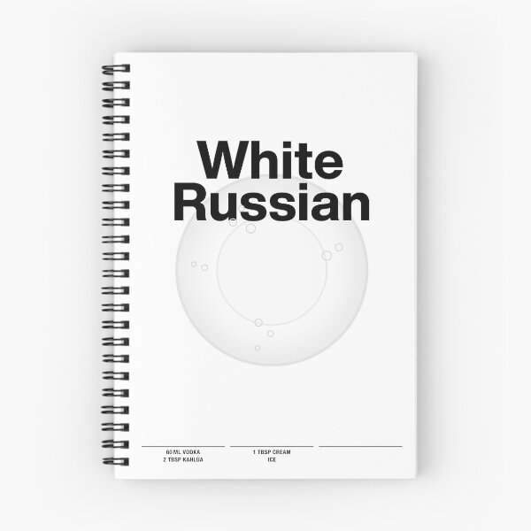 Item preview, Cocktail mixology for the house bar "White Russian" designed and sold by TrueType.