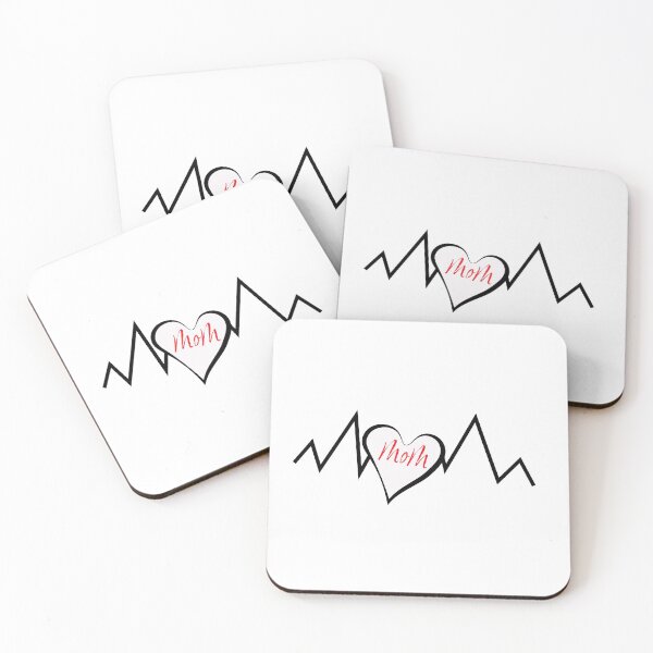 Item preview, mom, heart, heartbeat, love, sweet designed and sold by FEEL GOOD CLUB DESIGNS.