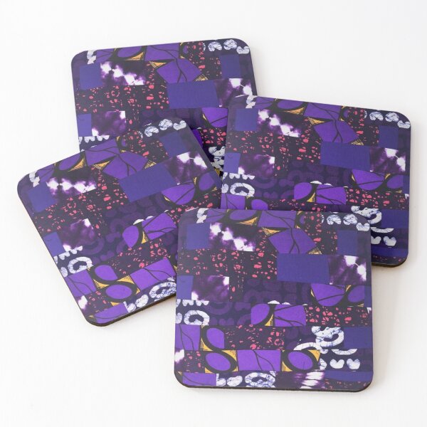 Item preview, African Fabric Patchwork Collage Art Patterns [#222] designed and sold by AfriStyleUK.