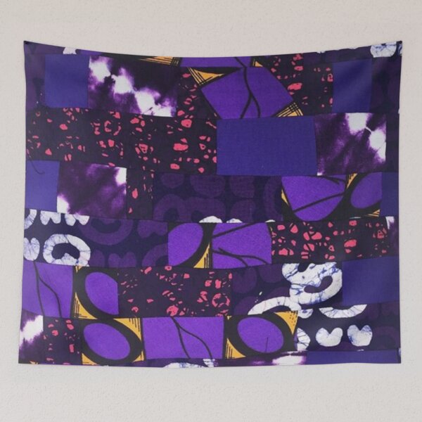 Item preview, African Fabric Patchwork Collage Art Patterns [#222] designed and sold by AfriStyleUK.