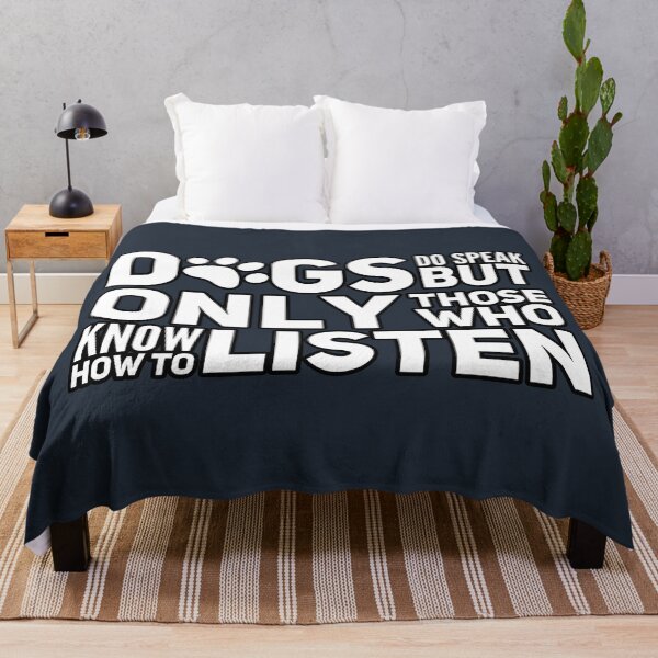 Item preview, Dogs Do Speak But Only Those Who Know How To Listen designed and sold by suver.