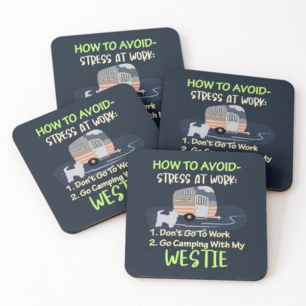 Item preview, Camping With My Westie - West Highland Terrier Quotes designed and sold by DebbisPalette.