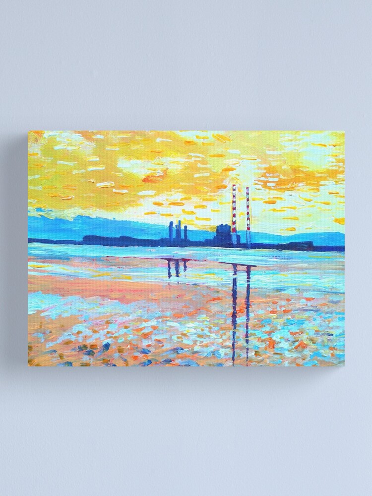 Alternate view of Poolbeg, Dublin, Ireland Canvas Print