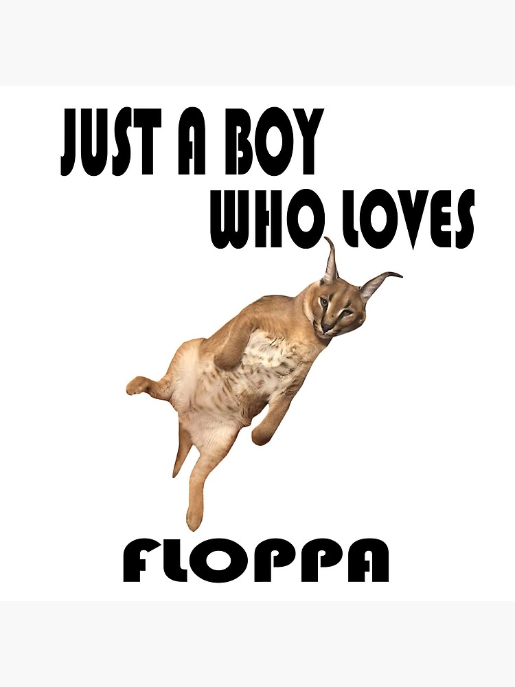  Just A Boy Who Loves big floppa T-Shirt : Clothing