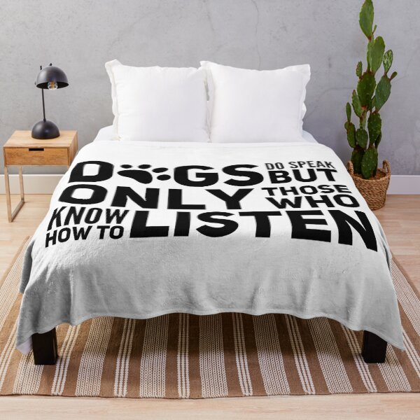 Item preview, Dogs Do Speak But Only Those Who Know How To Listen designed and sold by suver.