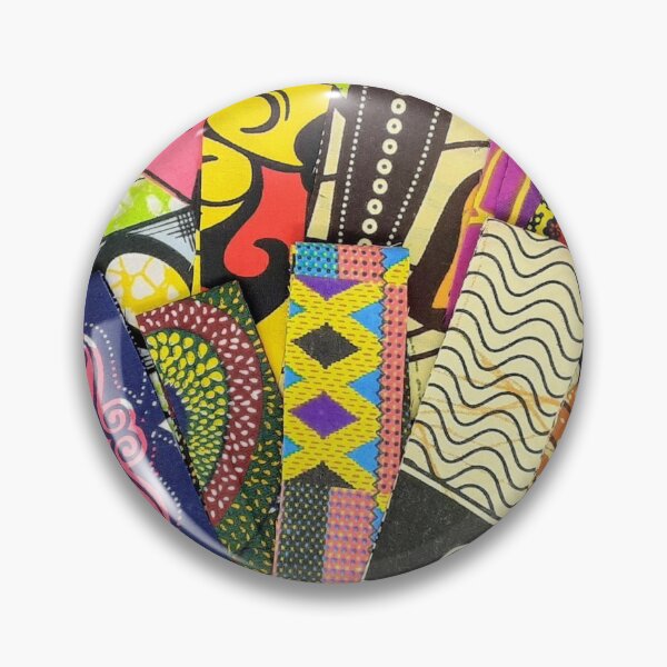 Artikelvorschau, Afrikanische Stoff-Patchwork-Collage-Kunstmuster [#223] entworfen und verkauft von AfriStyleUK.