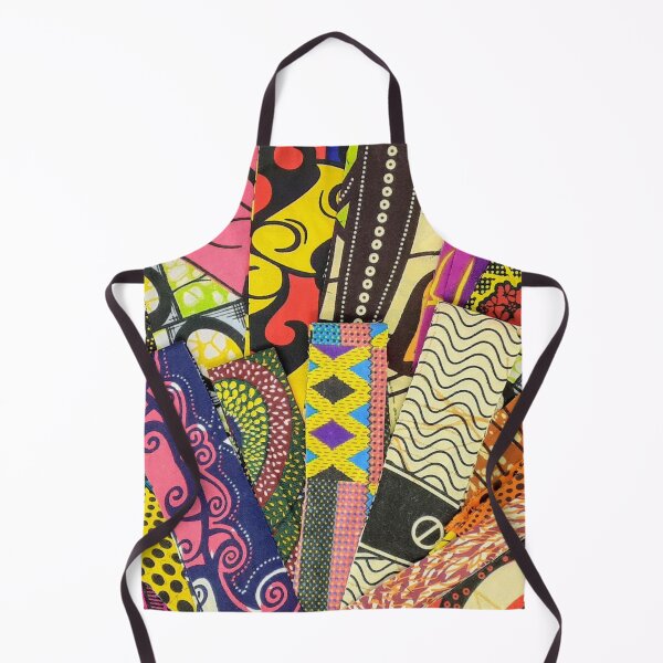 Item preview, African Fabric Patchwork Collage Art Patterns [#223] designed and sold by AfriStyleUK.