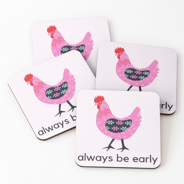 Item preview, Always be early rooster designed and sold by anphinasdesigns.