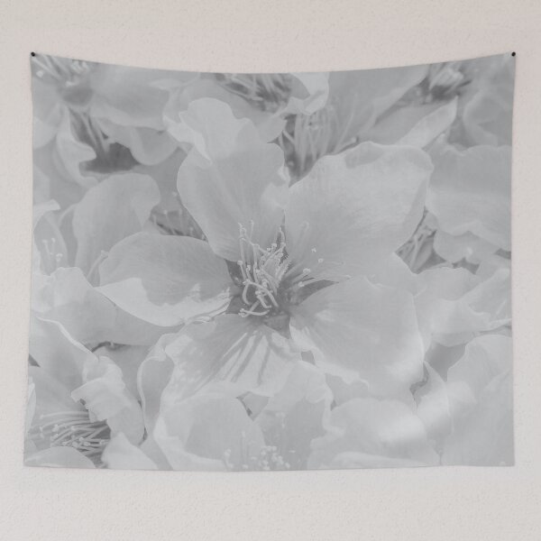 Item preview, Black and White Soft Blossoms designed and sold by SquishStitches.