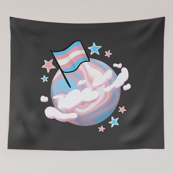 Item preview, Transgender Pride Planet designed and sold by studioemrose.