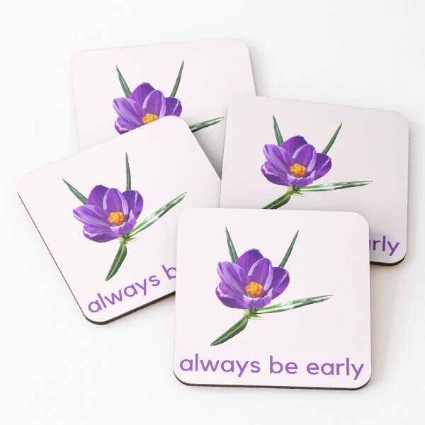 Item preview, Always be early crocus designed and sold by anphinasdesigns.
