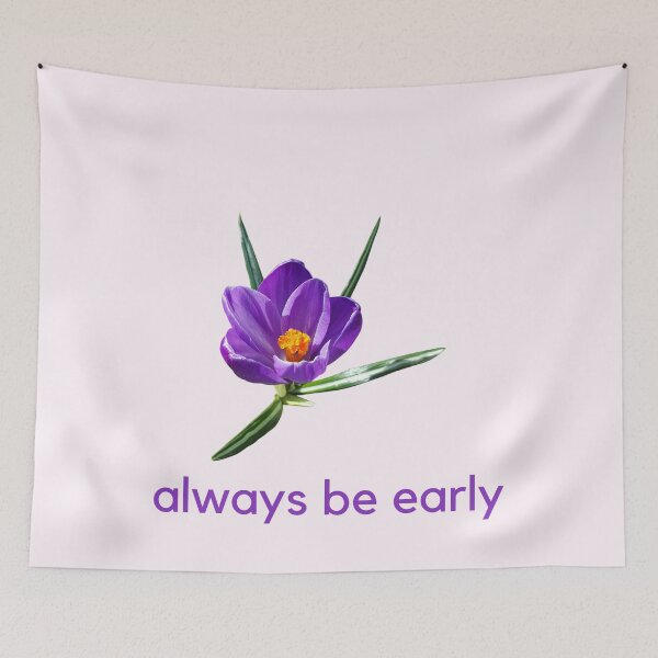 Item preview, Always be early crocus designed and sold by anphinasdesigns.