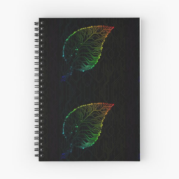 Item preview, Rainbow circuit board tech Leaf designed and sold by jc007.