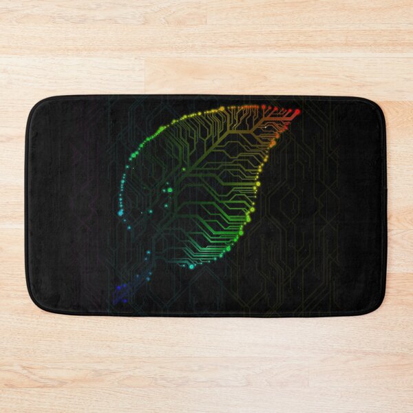 Item preview, Rainbow circuit board tech Leaf designed and sold by jc007.