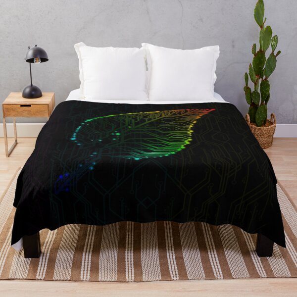 Item preview, Rainbow circuit board tech Leaf designed and sold by jc007.