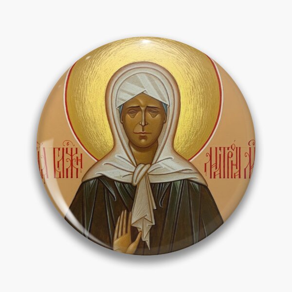 Item preview, Russian Icon of Saint Matrona of Moscow, Russian Orthodox icon designed and sold by plumpjose.