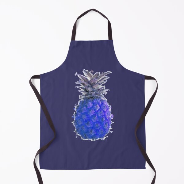 Item preview, Fantasy Blue Pineapple on sober blue background designed and sold by Thecolorschemer.