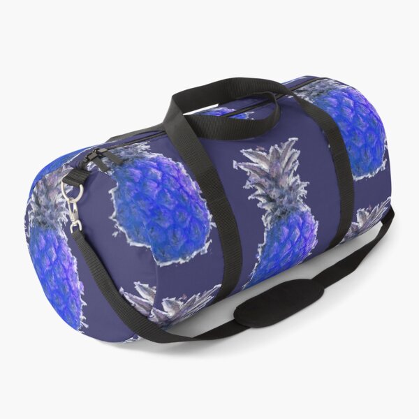 Item preview, Fantasy Blue Pineapple on sober blue background designed and sold by Thecolorschemer.