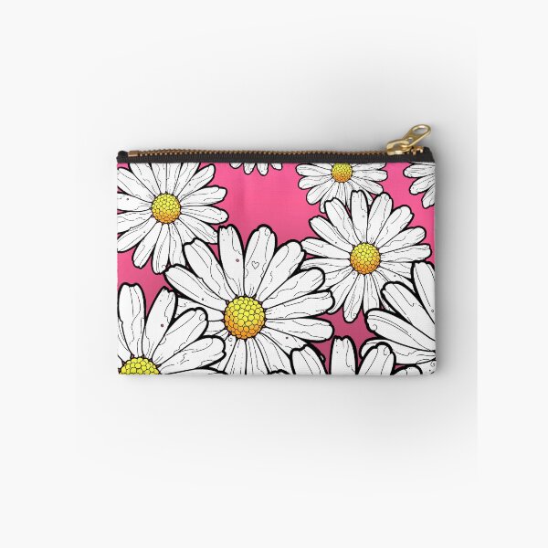Item preview, Daisy pattern on gradient pink designed and sold by weilertsen.