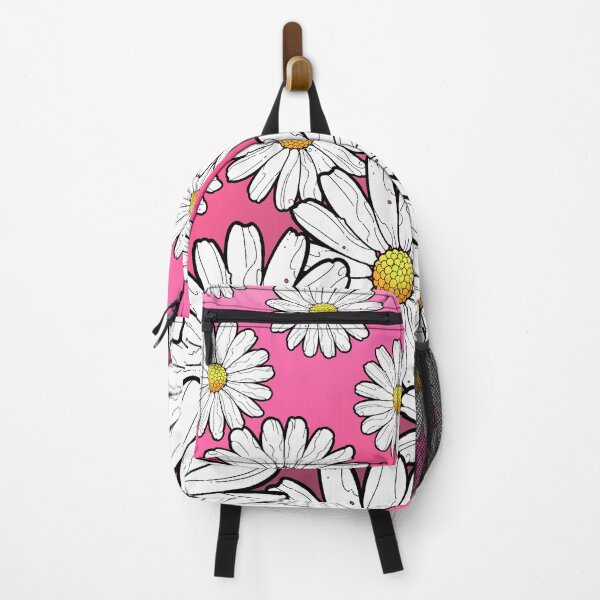 Item preview, Daisy pattern on gradient pink designed and sold by weilertsen.