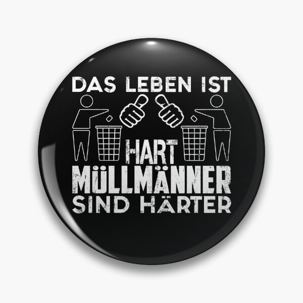 Artikelvorschau, DAS LEBEN IST HART MÜLLMÄNNER SIND HÄRTER entworfen und verkauft von Spirit-Designs.
