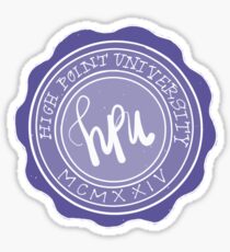 High Point University Sticker