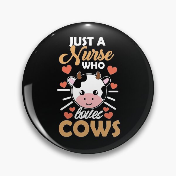 Item preview, Just a nurse who loves cows designed and sold by MYNAMEISSSOZI.
