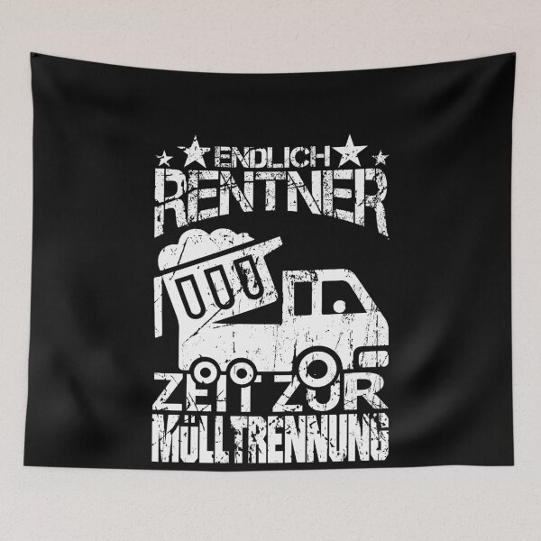 Item preview, ENDLICH RENTNER ZEIT FUeR MUeLLTRENNUNG designed and sold by Spirit-Designs.