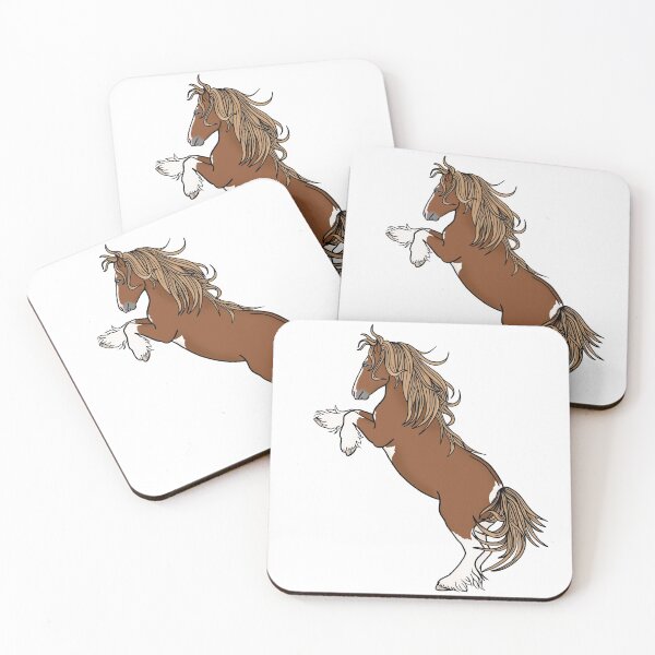 Item preview, Rearing Gypsy Vanner- Flaxen Chestnut designed and sold by OryPhotography.