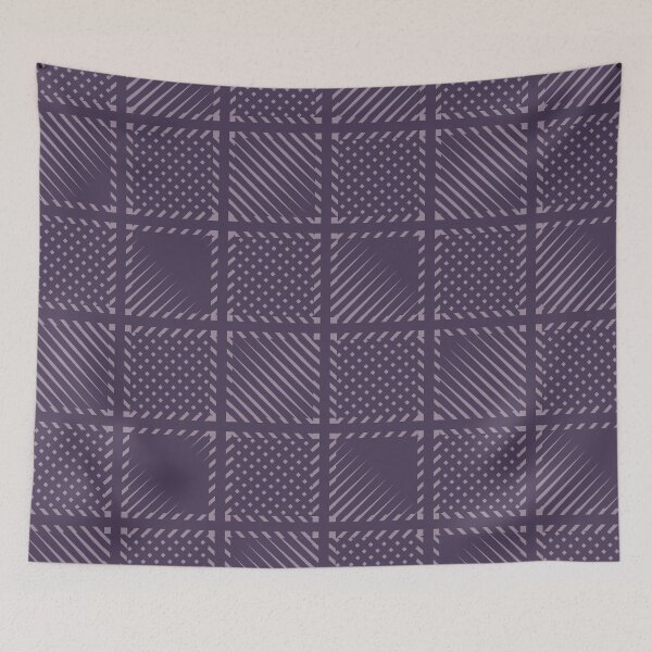 Item preview, Unique purple and lavender square pattern designed and sold by BLMcreations.
