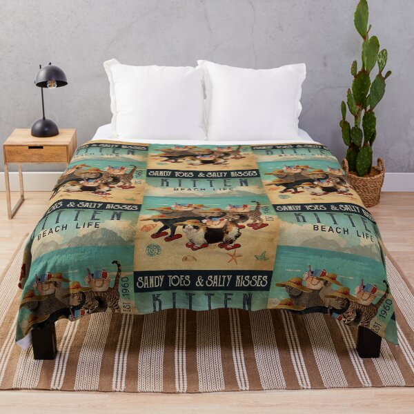 Item preview, Beach Life Sandy Toes Kittens funny gift for cat lovers designed and sold by Douglafa.